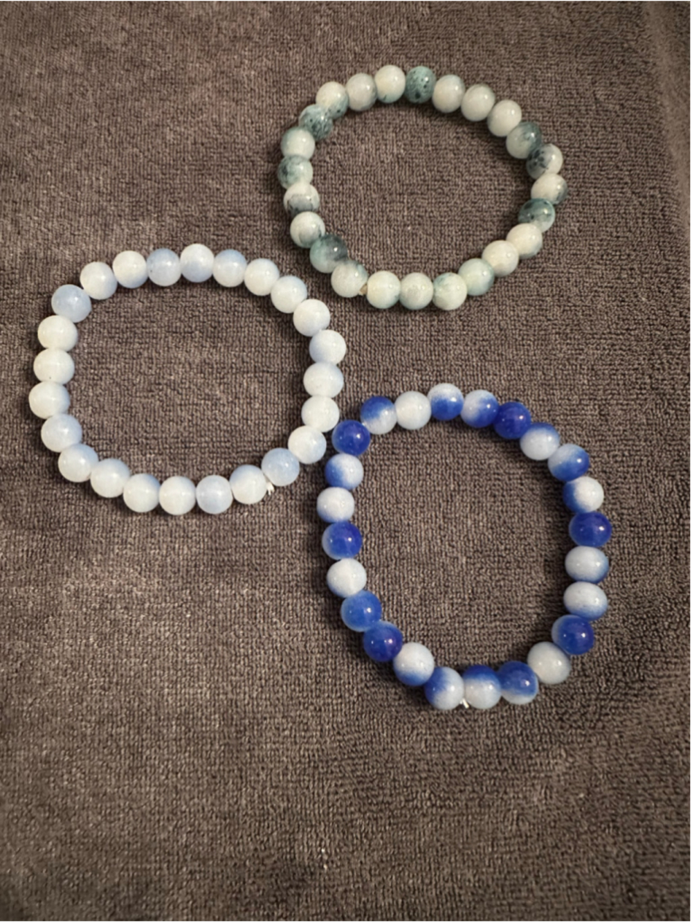 Unbranded Beaded Bracelet Trio Multi-color Set 11